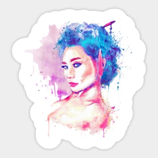 Geisha Girl Sticker